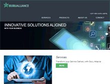 Tablet Screenshot of gurualliance.com